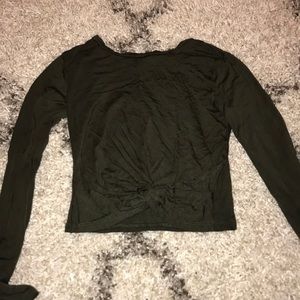 long sleeve cropped